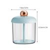 Clear Container Foaming Cup Bubble Blower Korean Skincare Tools Foam Pump Facial Bubble Maker, Blue, 1Pc Body Wash Container view 2