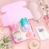 Birthday Gifts for Women-Best Relaxing Spa Gift Box Basket for Wife Mom Sister Girlfriend Daughter Best Friend Mother-Happy Birthday Gifts for Women -Unique Wine Tumbler Spa Bath Set (Rose Gold) view 2