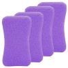 4Pcs Pumice Stone, Foot Pumice Stone Lightweight Pedicure Stone Portable Foot Hard Skin Callus Remover Scrubber for Travel Home(Purple) view 1