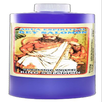3 BOTTLES KING SOLOMON SPIRITUAL WATER-REY SALOMON AGUA ESPIRITUAL 16OZ - MAGICK PAGAN