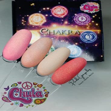 Chakra Chula Nails Coleccion 4 jars