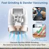 Hoxida Electric Callus Remover for Feet (with Dander Vacuum Cleaner), Quartz, Rechargeable Foot Pedicure Tools Foot File, Professional Foot Care Kit Deadskin Remover with 3Heads&2Speed,LCD Display view 4
