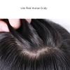 RemeeHi Clip in Silk Base Hair Topper Human Hair for Women Thin Clip on Top Hairpiece Small Toupee for Thinning Hair 8x14 Dark Brown 14 Inch view 3
