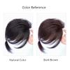 RemeeHi Clip in Silk Base Hair Topper Human Hair for Women Thin Clip on Top Hairpiece Small Toupee for Thinning Hair 8x14 Dark Brown 14 Inch view 4