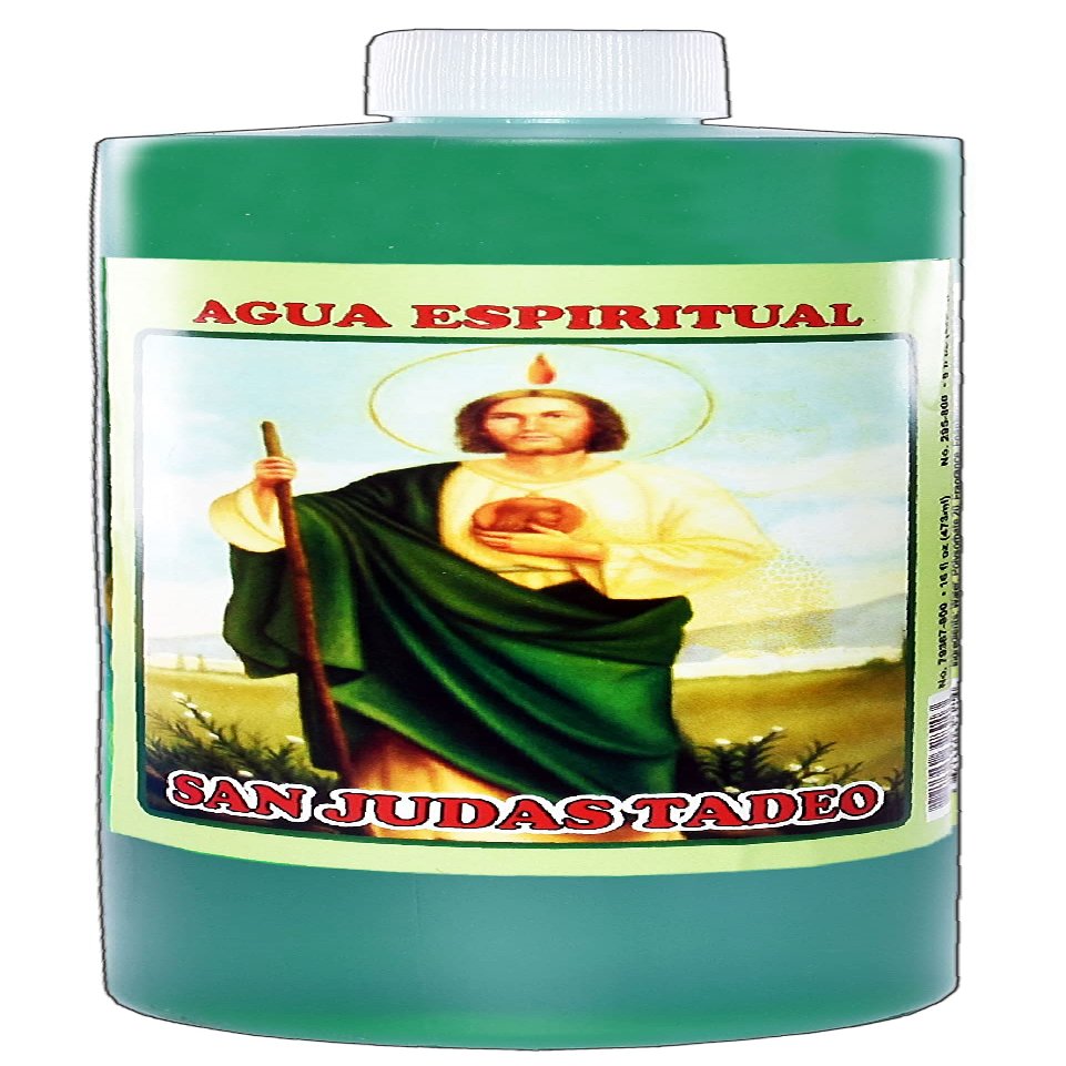 1 BOTTLE SAINT JUDE SPIRITUAL WATER- SAN JUDAS AGUA ESPIRITUAL 16OZ-WICCA-MAGICK-PAGAN