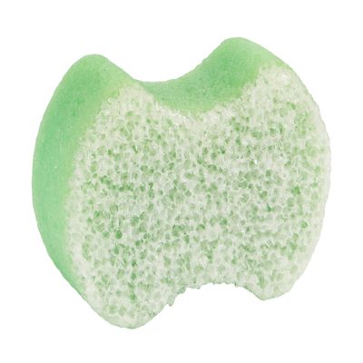 Spongeables Pedi Scrub Foot Exfoliating 20+ Wash Sponge, Green Apple, 1 Count