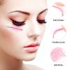 300 Pcs Disposable Crystal Mascara Wand Eyelash Brush Applicator Eyebrow Brush for EyeLash Extension Supplies (Pink) view 2