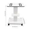 Beauty Salon Trolley Cart, Multil-Function Rolling Cart Tray Mobile Storage Cart with 4 Wheels for Beauty Salon Instrument, LxW: 20.47 * 15.75 * 27.17in, Recommended Load 88.18lbs view 2