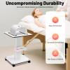 Beauty Salon Trolley Cart, Multil-Function Rolling Cart Tray Mobile Storage Cart with 4 Wheels for Beauty Salon Instrument, LxW: 20.47 * 15.75 * 27.17in, Recommended Load 88.18lbs view 4