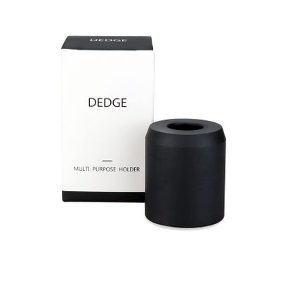 DEDGE Safety Razor Stand Matte Black-Double Edge Safety Razor Stand-Shaver Holder for Bathroom Accessory-Opening Dimension is 1.7cm/0.67"
