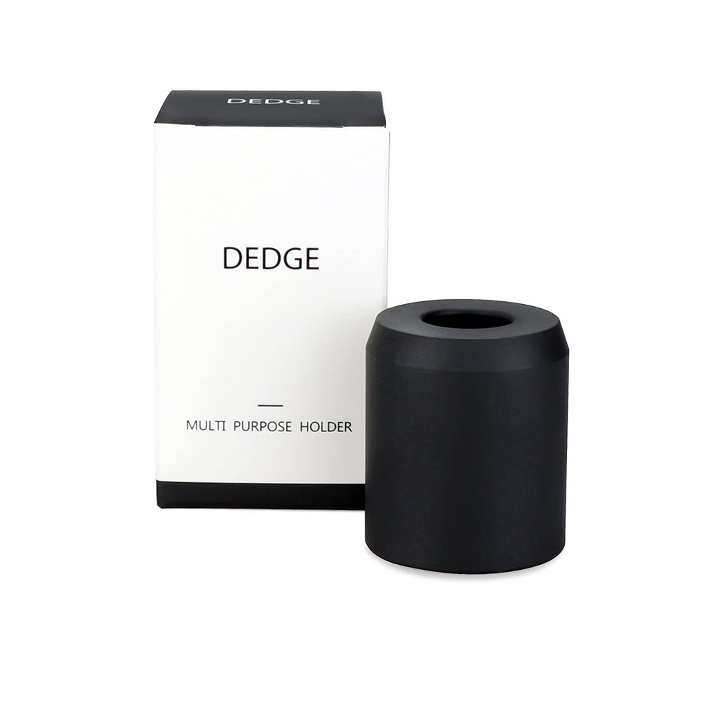 DEDGE Safety Razor Stand Matte Black-Double Edge Safety Razor Stand-Shaver Holder for Bathroom Accessory-Opening Dimension is 1.7cm/0.67"