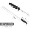 300 Pcs Disposable Crystal Mascara Wand Eyelash Brush Applicator Eyebrow Brush for EyeLash Extension Supplies (Black) view 3