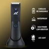 Fhuesion Manscape Trimmer for Men -IPX7 Waterproof Ball Trimmer w/Light & Ceramic Blade, Body Groomer for Pubic/Body/Groin Grooming, Electric Razor Shavers USB-C Charging, No Nicks, Gifts for Him view 2