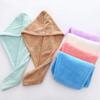 1PC microfiber hair quick-drying towel bath towel hat quick-hat headband dry quick-drying ladies household bath tools coffee view 4