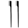 Beaupretty 2pcs Steel Needle Eyelash Shaping Comb Dense Teeth Eyelash Grooming Tool for Precise Separation and Definition for Natural Lash Styling and Brow Shaping view 1