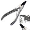 OdontoMed2011 Stainless Steel Ring Opening Pliers - Medium 6" Black Rubber Tips Stainless Steel Ring Opener Body Piercing Tools view 1