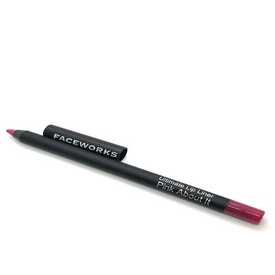 FACEWORKS HypoAllergenic Lip Stick Pencils (Pink About it Gel Lip Liner sharpenable)