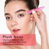 Amorux Eyebrow Tweezers For Women Facial Hair Professional hair removal Stainless Steel Tweezers for Ingrown Facial Hair, Splinter, and Daily Beauty (Black) (Pink) view 4