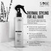 SOBE LUXE COLLECTION Heat Protectant Spray, 8 Fl Oz - Blow Dry, Thermal Styling For All Hair Types, Leaves Hair Shiny, Frizz-Free and Smooth Finish view 3