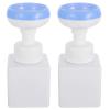DOITOOL 2pcs Portable Flower Foaming Bottle Travel Mousse Press Bottle for Home Hotel Use for Shampoo Liquid Dispensing Refillable Design view 1