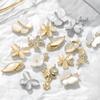 Butterfly Flowers Nail Art Rhinestones Decals 3D Nail Art Supplies Stickers Decoration Tips Manicure Decor for Ladies Girls 14 view 4
