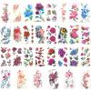 ELANE 30 Sheets Fake Tattoos for Girls,Art Temporary Tattoos for Women Sexy,Fake Tattoos Women view 1