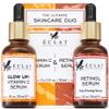 Eclat Skincare Face Serum Set  Vitamin C & Retinol Serum for Face - Anti Wrinkle, Dark Spots, Hydrating Facial Routine  2 Pack Anti Aging Skin Care Set view 1