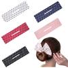 5Pcs Polka Dot Deft Bun Hair Bun Maker for Women Girls, Cloth Magic Clip Hairstyle Bun Shaper French Twist Hair Ties Reusable Bun for Hair Bands view 1