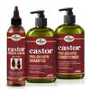 Difeel Pro-Growth Hair Care Set with Castor Oil - 3-PC Style: Shampoo & Conditioner 12oz EACH, & Hair Oil 8oz view 1