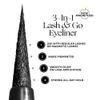 Velour Magnetic Lash & Go Eyeliner - Fine Tip Liquid Magnetic Eyeliner + Lash Glue Hybrid for Magnetic Eyelashes & False Lashes - 2-in-1 Self Adhesive Eyeliner for Magnetic Lashes - 3.5 ml (Black) view 2