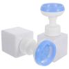 Cabilock 2pcs Fillable Foaming Bottles Flower Design Travel Mousse Press Dispenser for Shampoo Body Wash Toiletries Portable and Travel Bottles view 1