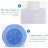 Cabilock 2pcs Fillable Foaming Bottles Flower Design Travel Mousse Press Dispenser for Shampoo Body Wash Toiletries Portable and Travel Bottles view 4