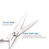 5.5" Barber Scissors Set Hair Scissors Professional Hair Cutting Shears Japan 440C Thinning Shears Convex 440C Blades Kinsaro view 4