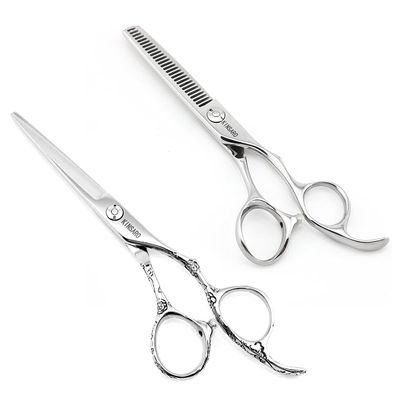 5.5 Inch Hair Scissors Set Hair Cutting Scissors and 5.5 Inch Hair Thinning Scissors Professional Barber Scissors Kinsaro