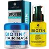 BELLISSO Biotin Hair Mask and Biotin Hair Thickening Serum view 1