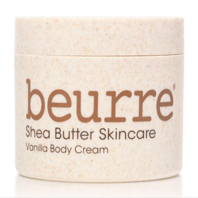 Beurre Shea Butter Body Cream  Whipped Hydrating Body Butter for Smooth, Nourished Skin  Rich Moisturizer with Vanilla  Vegan, Plant-Based, Cruelty Free Skincare