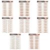 Beaupretty 8sheets Fake Eyebrow Stickers for Application Realistic Natural Look for Makeup and Beauty Bloggers for Sparse Missing Eyebrows view 1