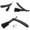 Classic Style Barber Shaving Straight Edge Razor Blade  Professional Grade for Barbershops & Beauty Salons  Used for Disposable Double Edge Blades  Durable High-Performance Steel view 3