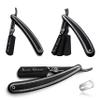 Classic Style Barber Shaving Straight Edge Razor Blade  Professional Grade for Barbershops & Beauty Salons  Used for Disposable Double Edge Blades  Durable High-Performance Steel view 4