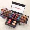 MISS ROSE 190 Colors Cosmetic Make up Piano Box Set,Combination with Eyeshadow /Facial Blusher /Eyebrow Powder /Eyeliner Pencil /Mirror,All-in-1 Makeup Gift Set (Color B) view 3