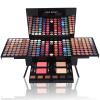MISS ROSE 190 Colors Cosmetic Make up Piano Box Set,Combination with Eyeshadow /Facial Blusher /Eyebrow Powder /Eyeliner Pencil /Mirror,All-in-1 Makeup Gift Set (Color B) view 4