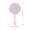 2pcs Double Sided Mirror Makeup Mirror with Handle Handheld Magnifying Travel Magnifying with Handle Vanity Handheld Cosmetic view 2