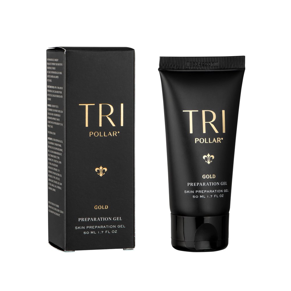 TriPollar Stop Gold Preparation Gel 50ml - Radio Frequency Skin Tightening Facial Machine Conductive Gel - Professional Home RF Anti Ageing 24 Gold Formula - Compatible with TriPollar Stop Devices