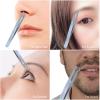 AUSOMTEK Nose Hair Trimming Cliper, Ear Hair Trimming Tweezers, Eyebrow Grooming Scissors, Stainless Steel, Safe Round-Headed view 2