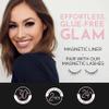 Luxillia Magnetic Eyeliner for Magnetic Eyelashes, Upgraded Strongest Hold, Most Natural Look, Waterproof, Smudge Proof Liquid Liner in Black view 2