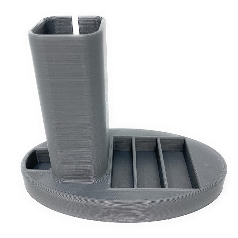 Charging Dock Cradle, Fits Philips Norelco OneBlade Face or Face+Body Shaver (Customize Color and Text) (Silver, OneBlade Face (QP2520))