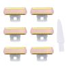 6PCS Ladies Shaver Replacement Head for Finishing Touch Flawless Body Rechargeable Women Hair Removal Shaver Bikini Trimmer Shaver Head with a Cleaning Brush(Shaver Head 6PCS + Brush) view 1