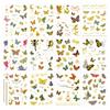 12 pieces of butterfly Metallic Temporary Tattoos stickers for Kids Teens Adults and Items Decoration (butterfly) Gold,Laser view 1
