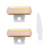 2PCS Ladies Shaver Replacement Head for Finishing Touch Flawless Body Rechargeable Women Hair Removal Shaver Bikini Trimmer Shaver Head with a Cleaning Brush (Shaver Head 2pcs+Brush) view 1