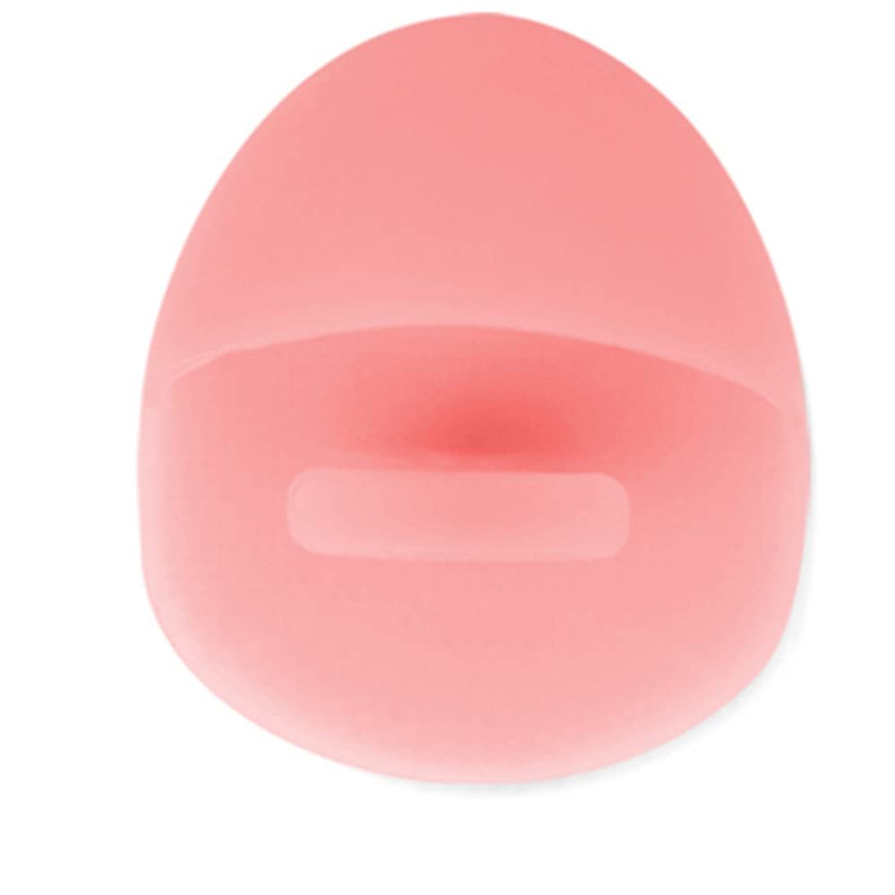Silicone Facial Cleansing Brushes,Soft Silicone Face Cleanser and Massager Brush for Deep Cleansing, Gentle Exfoliating and Massaging (Pink)